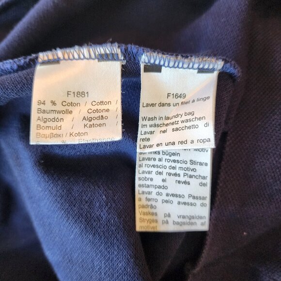 Lacoste ¾ Sleeve Polo Dress - Navy - Size 34 - Picture 4 of 5